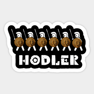 Bitcoin Cryptocurrency Hodler Sticker